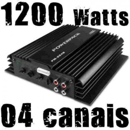 MODULO POWERPACK PM-2548 1200W 4CH NOVO     R$110,00  a vista  ou 3x DE R$ 41,06